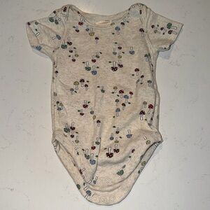 Hanna Andersson mushroom onesie